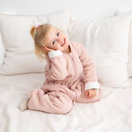Gigoteuse jambes séparables hiver  -  tog 3 pady tetra jersey - jersey Bambi+Blush+Grizou+Pudding+Sand+Wonder 9 - vertbaudet enfant 