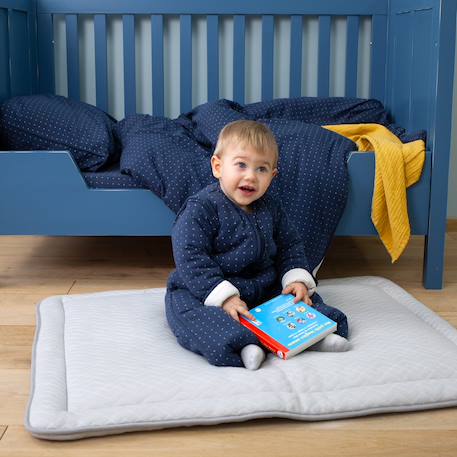Tapis de parc et jeu -  pady quilted jersey - jersey Grizou 3 - vertbaudet enfant 