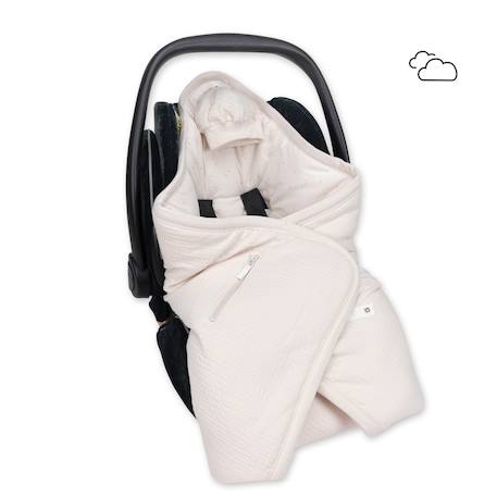 Nid d'ange biside ouatiné mi-saison  -  pady tetra jersey - jersey Pudding 2 - vertbaudet enfant 