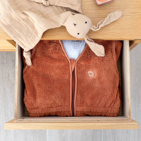 Gigoteuse jambes séparables hiver  - tog 2.5 chaud tout doux Blush+Grizou+Lunar+Marshmallow+Natural+Natural - tricolore+Noisette+Noisette tricolore+Sesame+Stone+Turquoise tricolore+Vintage 40 - vertbaudet enfant 