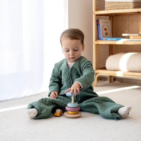 Gigoteuse jambes séparables mi-saison  - tog 1.5 matelassé confort Beige+Blush+Brick+Cream+Green+Lunar+Mix grey+Mix tender+Stone+Vintage 27 - vertbaudet enfant 