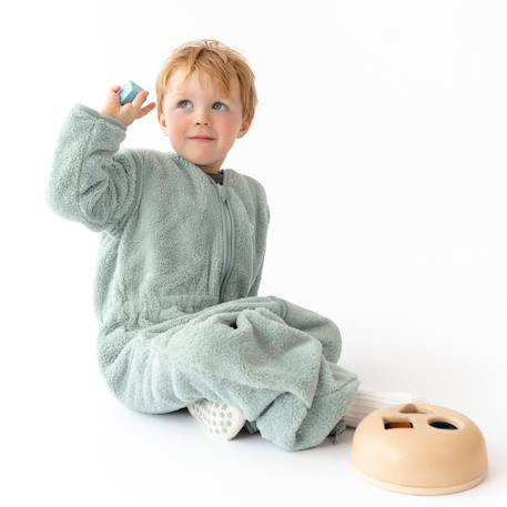 Gigoteuse jambes séparables hiver  - tog 2.5 chaud tout doux Blush+Grizou+Lunar+Marshmallow+Natural+Natural - tricolore+Noisette+Noisette tricolore+Sesame+Stone+Turquoise tricolore+Vintage 16 - vertbaudet enfant 