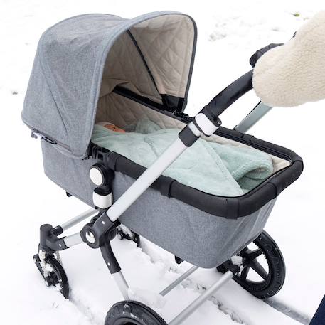 Nid d'ange biside ouatiné hiver  - moelleux douceur Blush+Grizou+Lunar+Natural+Plum+Stone 16 - vertbaudet enfant 
