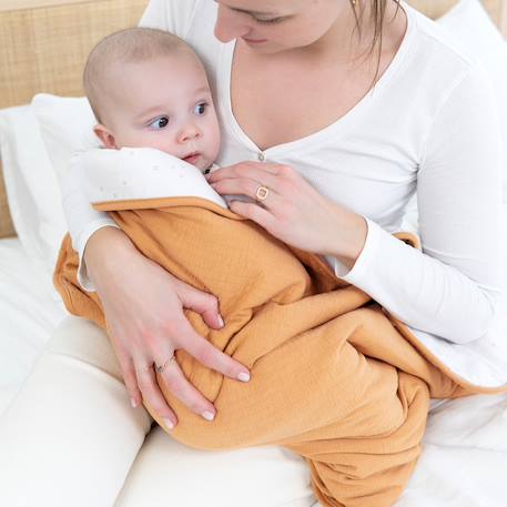 Couverture hiver  - tog 3 pady tetra jersey - jersey Biscuit+Golden+Grizou+Pudding 4 - vertbaudet enfant 