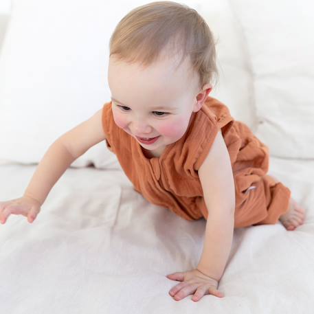 Gigoteuse jambes séparables été  - tog 0.5 swaddle Amande+Atlantide+Pumpkin+Rosa 15 - vertbaudet enfant 