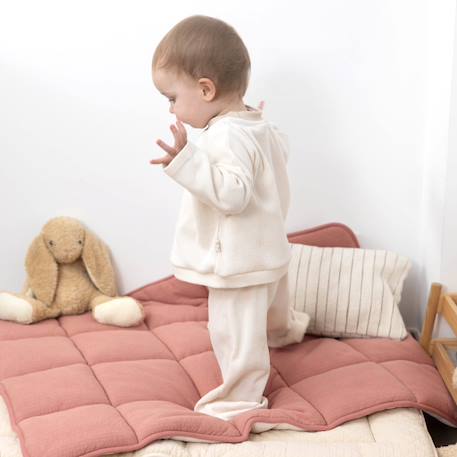 Tapis de parc et jeu - moelleux texturé Bambi+Grizou 4 - vertbaudet enfant 