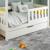 Petit lit cabane évolutif avec tiroirs pin massif charlie Blanc+Bois 2 - vertbaudet enfant 