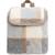 Sac à dos bébé check boucle Beige, gris, marron 1 - vertbaudet enfant 