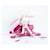 Doudou attache-sucette cerise le lapin Rose 3 - vertbaudet enfant 