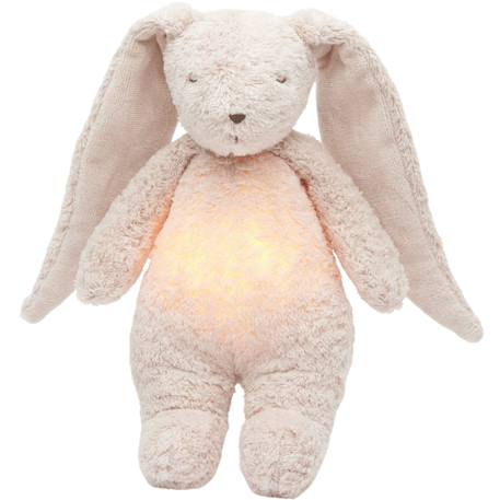 Peluche veilleuse lapin nature bio avec sons & lumières rose 2.0 Rose 1 - vertbaudet enfant 