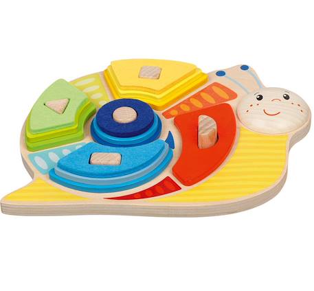 Escargot formes et couleurs Jaune 2 - vertbaudet enfant 