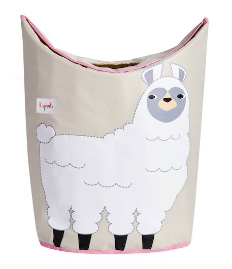 Panier à linge lama Blanc 1 - vertbaudet enfant 