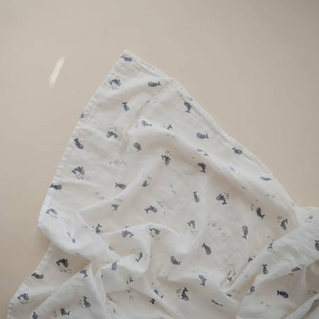 Maxi lange en coton bio Beige, rouge+Bleu, blanc+Ecru, marron, bleu+Ecru, rouge+Taupe+Terracotta 8 - vertbaudet enfant 