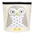 Sac à jouets chouette Gris 1 - vertbaudet enfant 