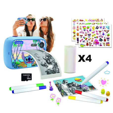 Starcam print appareil photo numérique hd avec imprimante instantanée stitch MULTICOLORE 3 - vertbaudet enfant 