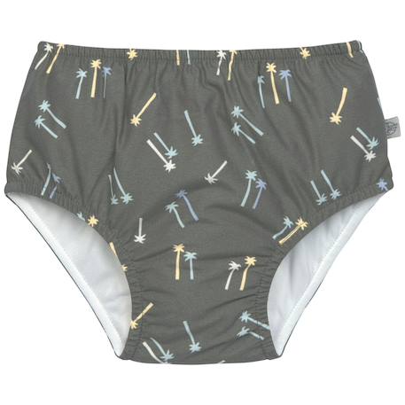 Fille-Maillot de bain-Maillot de bain couche palmiers olive foncé (25-36 mois)