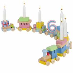 Linge de maison et décoration-Décoration-Train anniversaire 14 pcs