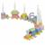 Train anniversaire 14 pcs Beige 1 - vertbaudet enfant 
