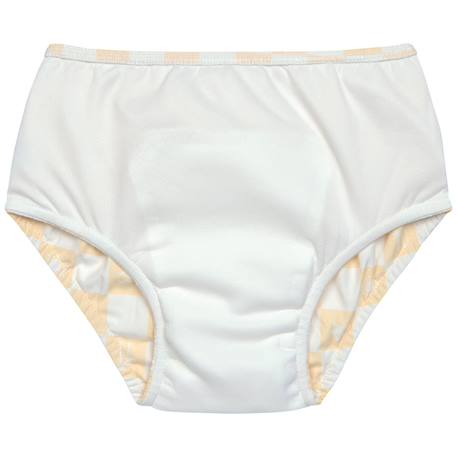 Maillot de bain couche check pattern vanille et écru (25-36 mois) Vanille, écru 3 - vertbaudet enfant 