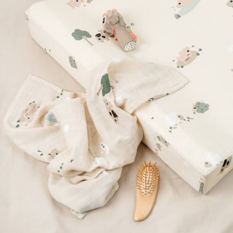 Matelas à langer tiny farm sable Sable 2 - vertbaudet enfant 