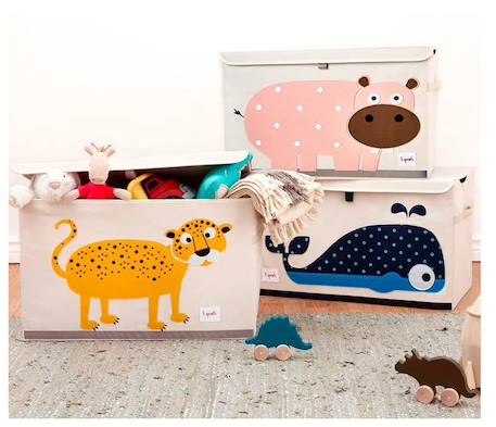 Coffre à jouets baleine Bleu 3 - vertbaudet enfant 