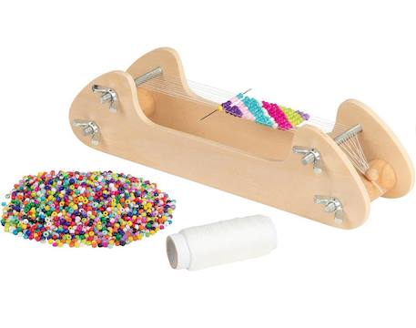 Métier à tisser des perles Beige 1 - vertbaudet enfant 