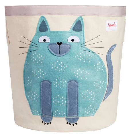 Sac à jouets chat Bleu 1 - vertbaudet enfant 