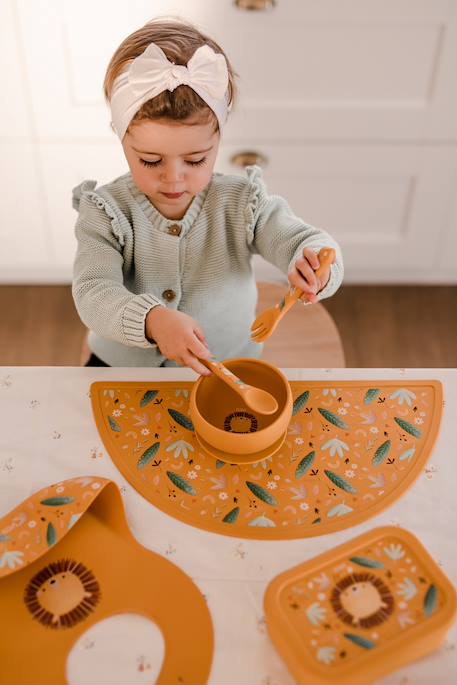 Couverts en silicone slurpy la pieuvre Rose 2 - vertbaudet enfant 
