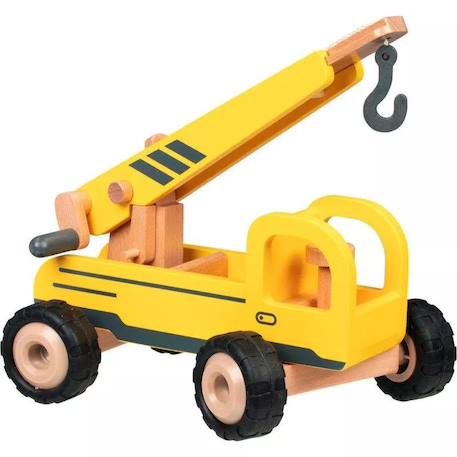 Camion grue Jaune 1 - vertbaudet enfant 