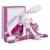 Doudou attache-sucette cerise le lapin Rose 1 - vertbaudet enfant 