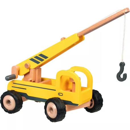Camion grue Jaune 2 - vertbaudet enfant 