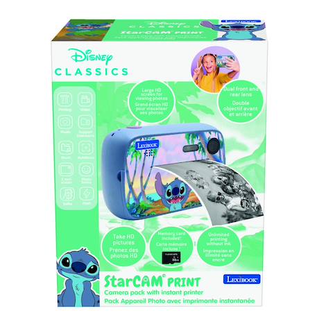 Starcam print appareil photo numérique hd avec imprimante instantanée stitch MULTICOLORE 4 - vertbaudet enfant 