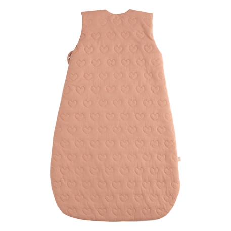 Gigoteuse douillette bébé en coton matelassé - petit coeur Beige+Rose 6 - vertbaudet enfant 