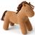 Peluche cheval aiden dotty (28 cm) Ecru, beige+Marron 6 - vertbaudet enfant 