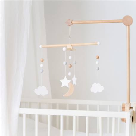 Support mobile en bois naturel Beige 2 - vertbaudet enfant 