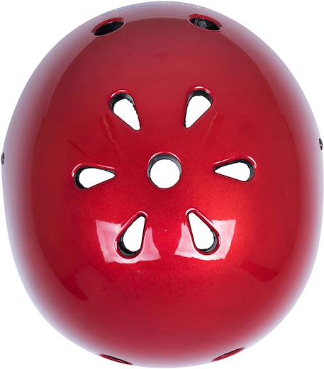 Casque enfant metallic red small Rouge 4 - vertbaudet enfant 