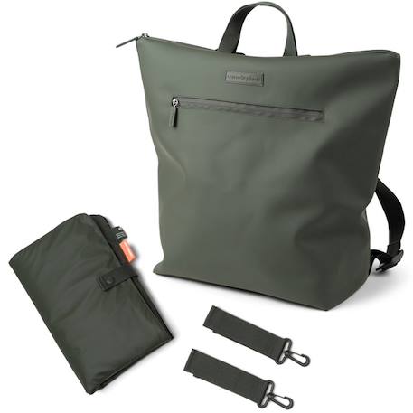Sac à dos à langer kaki Kaki 1 - vertbaudet enfant 