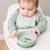 Bavoir petit lot de 2 happy clouds rose Rose, blanc+Vert, blanc 6 - vertbaudet enfant 