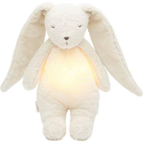 Peluche veilleuse lapin nature bio blanc polaire 2.0 Blanc 1 - vertbaudet enfant 