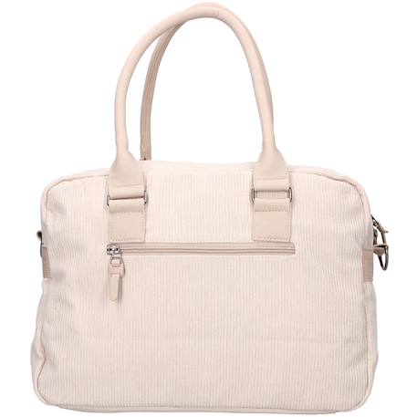 Sac à langer en velours côtelé sable Ecru 4 - vertbaudet enfant 