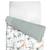 Housse de couette réversible safari Safari, vert, gris, blanc 1 - vertbaudet enfant 