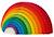 Jeu de construction arc-en-ciel Rouge 1 - vertbaudet enfant 