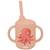 Gobelet en silicone avec poignées et paille animaux Rose 2 - vertbaudet enfant 