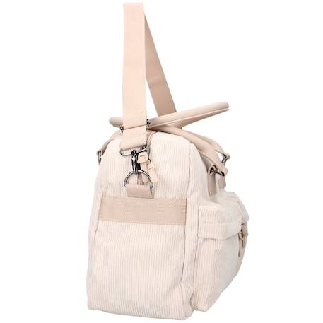 Sac à langer en velours côtelé sable Ecru 5 - vertbaudet enfant 