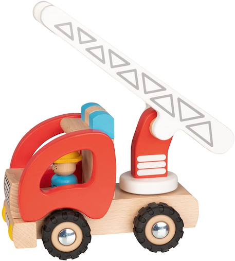 Camion de pompiers avec échelle Rouge 2 - vertbaudet enfant 