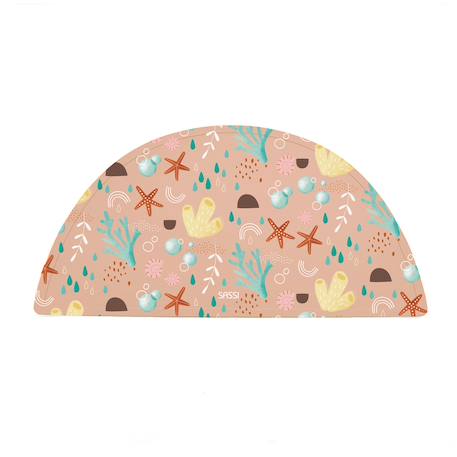 Set de table en silicone slurpy la pieuvre Rose 1 - vertbaudet enfant 