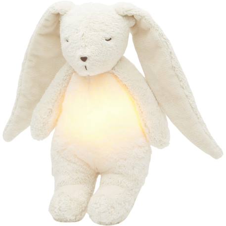 Peluche veilleuse lapin nature bio blanc polaire 2.0 Blanc 2 - vertbaudet enfant 