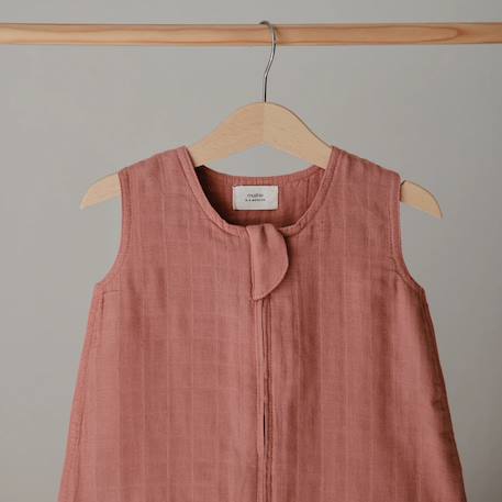 Gigoteuse légère tog 0,5 en coton bio blush (0-6 mois) Gris+Rouge+Vert 7 - vertbaudet enfant 