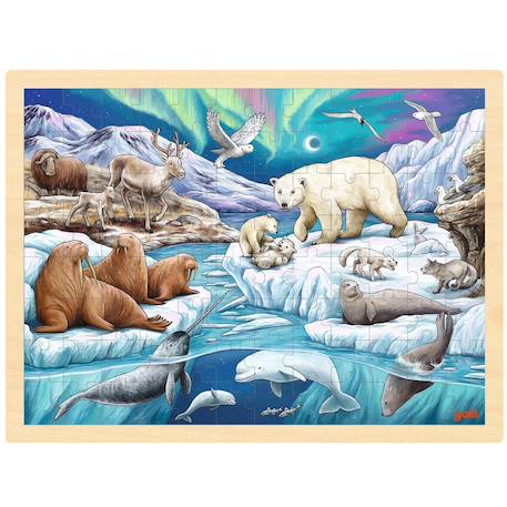 Puzzle nuit polaire Beige 2 - vertbaudet enfant 
