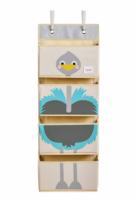 Rangement mural autruche Gris 1 - vertbaudet enfant 